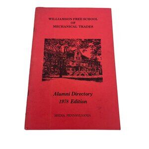 1978 Williamson Free School of Mechanical Trades Alumni Directory Media PA Paper